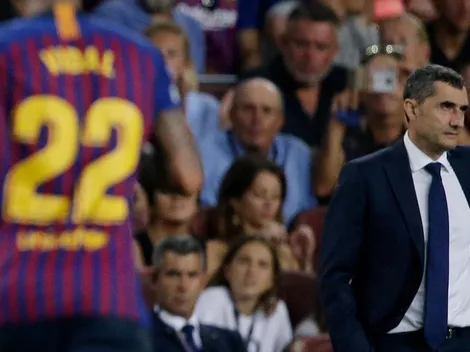 Vidal sigue con detalle el futuro de Valverde en el Barcelona