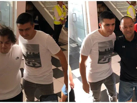 Fierro llega al Monumental para ver a Colo Colo ante Godoy Cruz