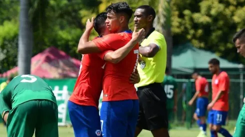 Morales abrió la cuenta para La Roja Sub 23.