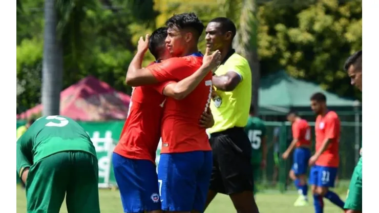 Morales abrió la cuenta para La Roja Sub 23.