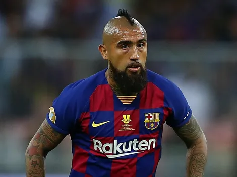 Vidal eliminado de la Supercopa de España con el Barcelona