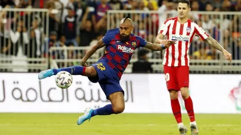 El chileno fue una de las figuras a pesar de la derrota del Barcelona