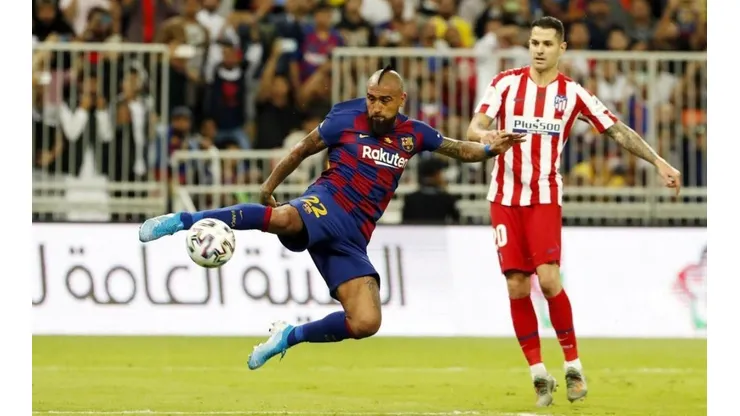 El chileno fue una de las figuras a pesar de la derrota del Barcelona
