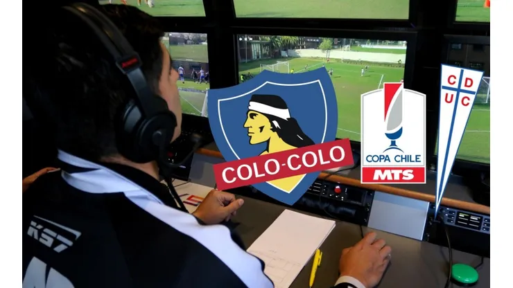 El VAR debutará en el duelo entre albos y cruzados por Copa Chile