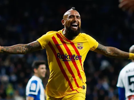 El King no se rinde: Vidal hace golazo para Barcelona en empate ante el Espanyol.