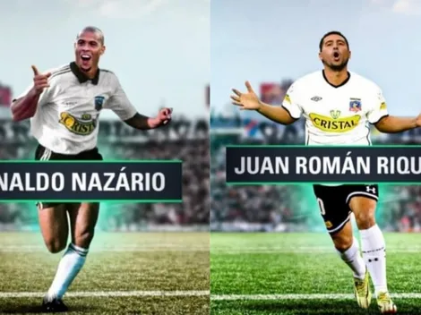 CDF publica imágenes editadas de Ronaldo y Riquelme con la camiseta de Colo Colo