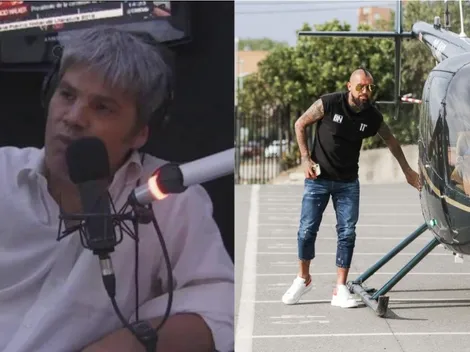 Juan Cristóbal Guarello prende fuego contra Arturo Vidal y su helicóptero: "Siempre ha sido así"