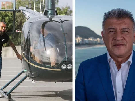 Borghi repasó a Vidal por su llegada en helicóptero para ver a Rodelindo Román