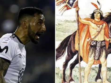 De la Fuente honra a Lautaro y la sangre Mapuche