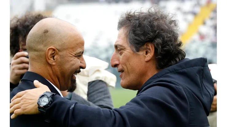 Figueroa y Salas en la previa del duelo