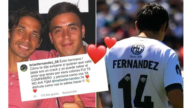 El cariñoso mensaje y "favor" de Brian a Matias