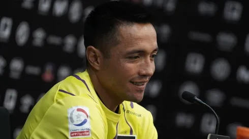 Miguel Pinto en su presentación