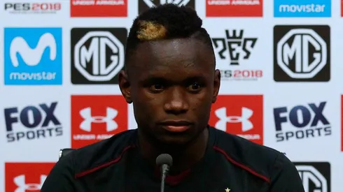 Danny Pérez en su presentación en Colo Colo en el 2018