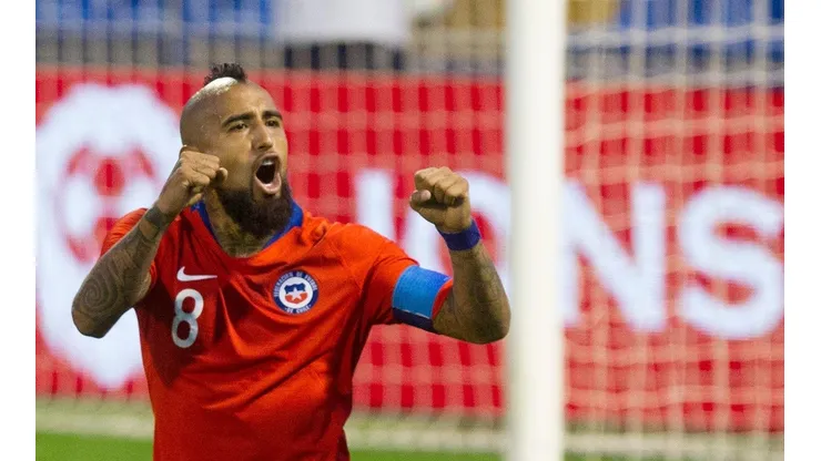 Arturo Vidal feliz por Rodelindo Román