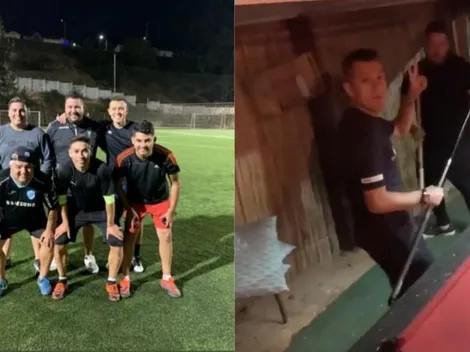 Aprovechan de pichanguear: Óscar Opazo y Carlos Muñoz comparten en las vacaciones