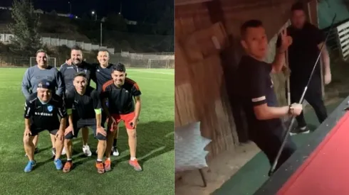 Óscar Opazo y Carlos Muñoz comparten en sus vacaciones