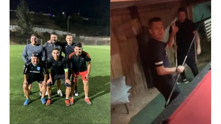 Óscar Opazo y Carlos Muñoz comparten en sus vacaciones
