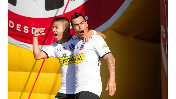 Flores y Paredes juntos en Colo Colo