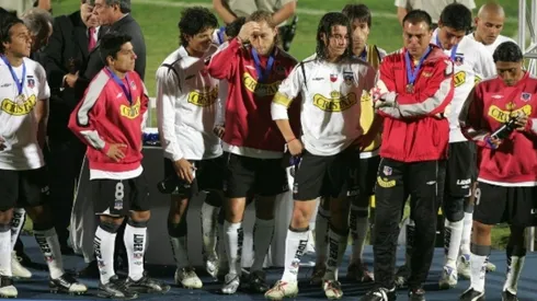 El plantel desconsolado tras perder la final