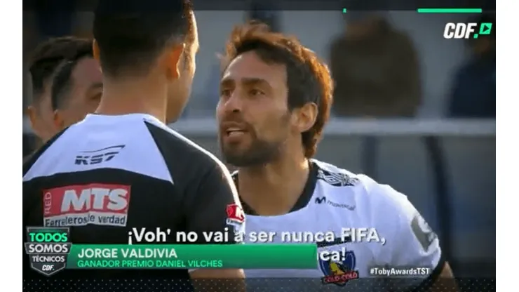 Jorge Valdivia insultó a Ángelo Hermosilla en Rancagua