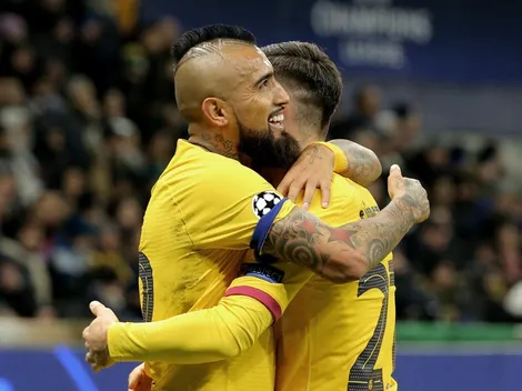 Con Vidal todo el partido, Barcelona vence al Inter y lo deja fuera de Champions