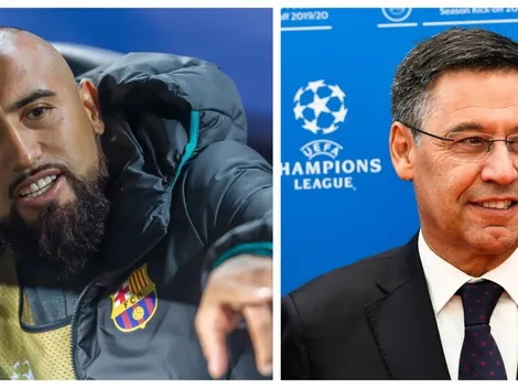 Presidente del Barcelona confirma que Arturo Vidal se queda: "No está previsto ningún movimiento para enero"