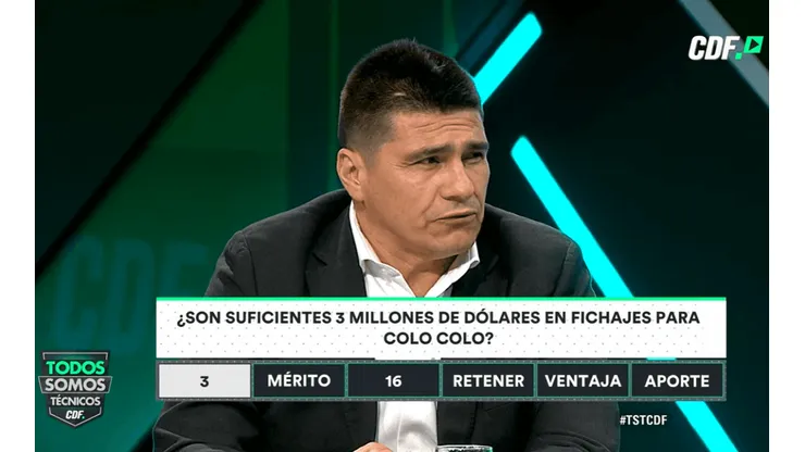 Marcelo Vega encuentra insuficiente el presupuesto de Colo Colo
