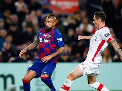 Arturo Vidal estuvo 26 minutos en un nuevo recital de Messi