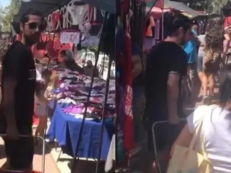 Jaime Valdés sorprende y va a comprar a feria en Peñalolen: "Cómo nos cambia la vida"