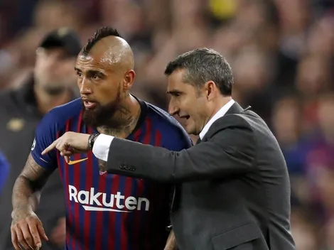 Valverde asegura que no sabe nada de una supuesta reunión de Vidal con el Inter