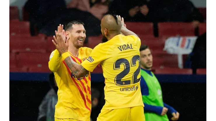 Vidal y Messi