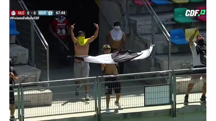 Hinchas de Colo Colo invaden La Florida en el retorno del fútbol