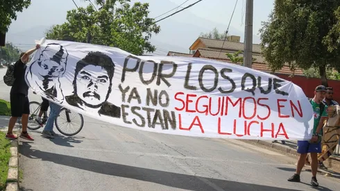 Manifestaciones en las afueras del Bicentenario La Florida.