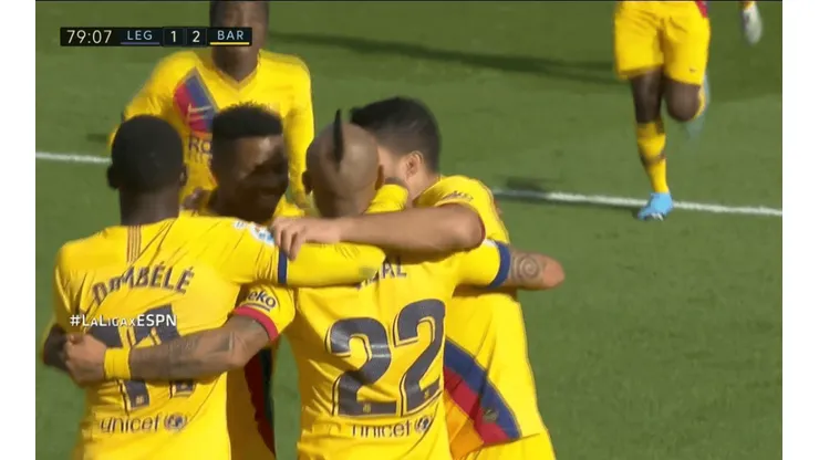 Arturo Vidal clave en victoria del Barcelona