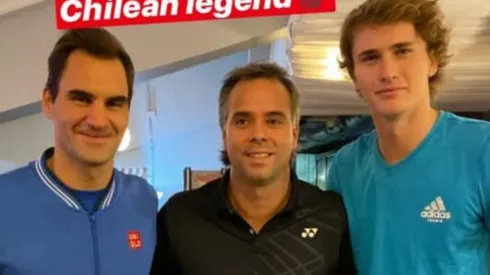 Zverev junto a González y Federer