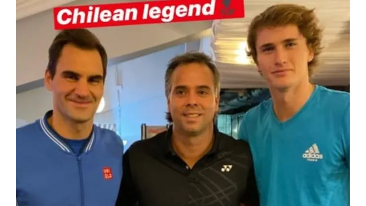 Zverev junto a González y Federer