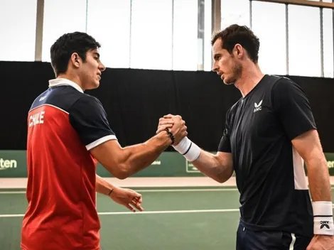 ¡Qué nivel! Garin vence a Murray en partido de entrenamiento