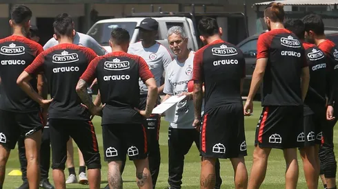 Selección chilena en Pinto Durán