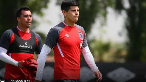 Esteban Pavez en el Monumental