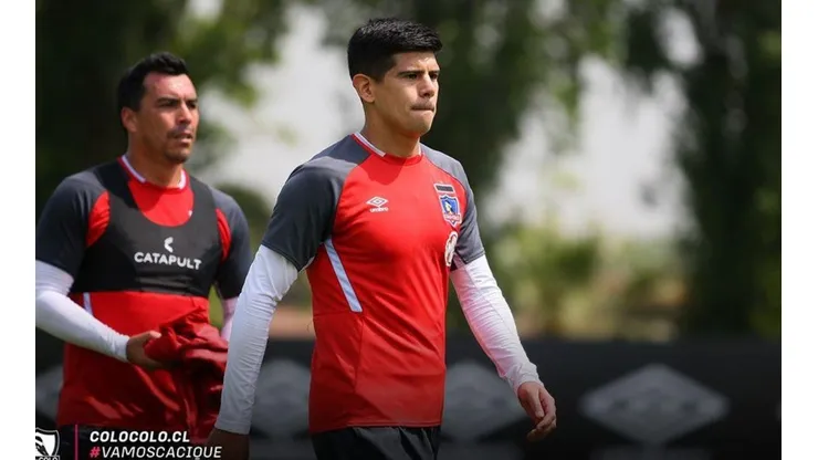 Esteban Pavez en el Monumental