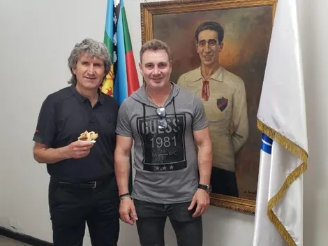 Marcelo Barticciotto y Daniel Morón visitaron a Gustavo Gatica