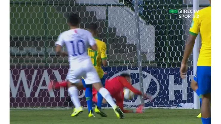 Chile está igualando 2-2 ante Brasil en el Mundial sub 17