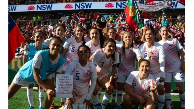 Las seleccionadas y su potente mensaje para Chile.