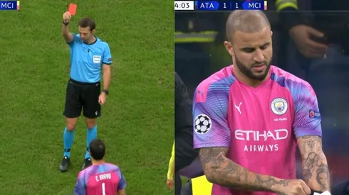 Claudio Bravo fue expulsado, pero evitó gol del Atalanta