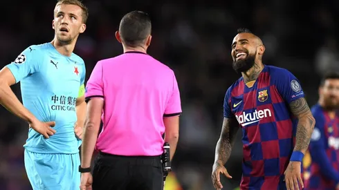 VAR le anula gol a Arturo Vidal