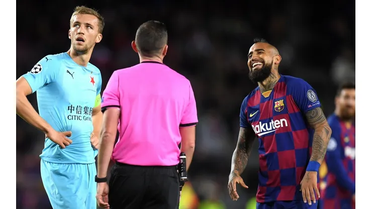 VAR le anula gol a Arturo Vidal