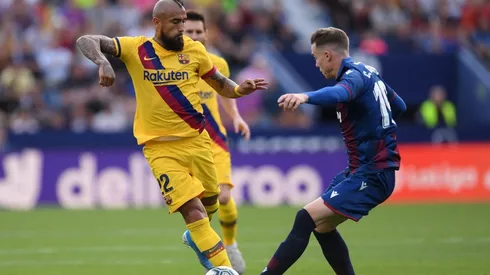 Arturo Vidal jugó 63 minutos en caída del Barcelona ante Levante