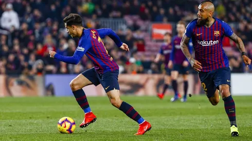 Arturo Vidal nuevamente es titular en el Barcelona