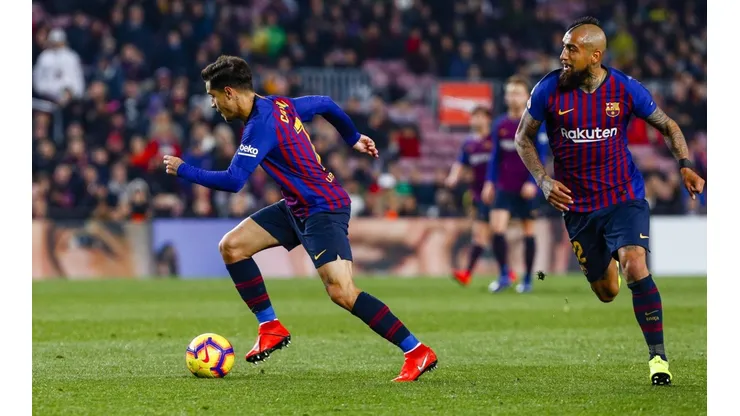 Arturo Vidal nuevamente es titular en el Barcelona