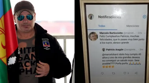 Hincha de Colo Colo imprime tweet de Marcelo Barticciotto